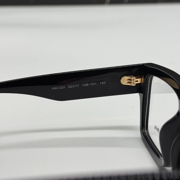 NEW MIU MIU MU02XV 1AB1O1 WOMEN BLACK SQUARE EYEGLASSES - Picture 8 of 10
